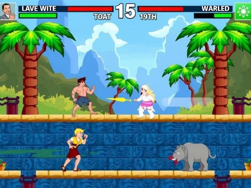 Intense Pixel Brawl India Action Pixel Brawl India Gameplay Screenshot